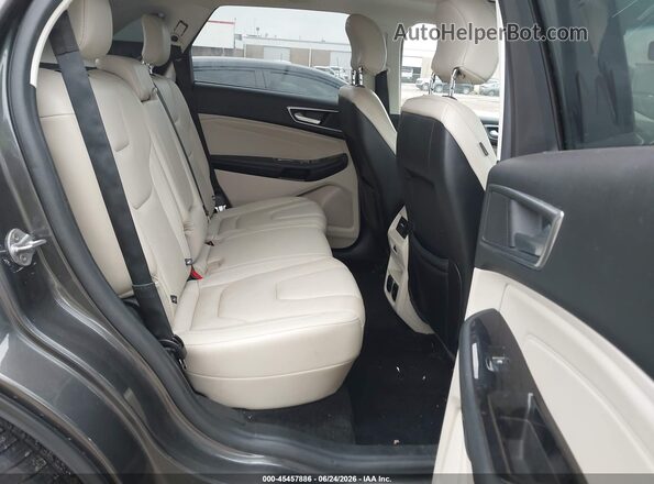 2FMPK3K95HBC63712 2017 FORD EDGE Gray Vista de la etiqueta del VIN