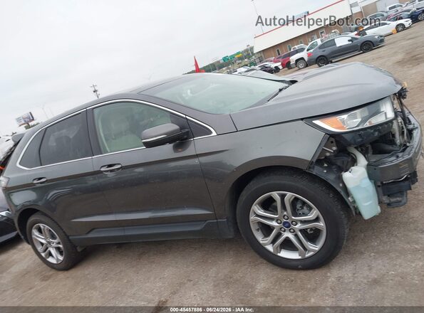 2FMPK3K95HBC63712 2017 FORD EDGE Gray Vista interior trasera