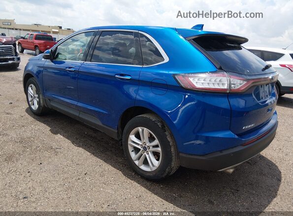 2FMPK3K95JBB07000 2018 FORD EDGE Синий Задняя левая четверть