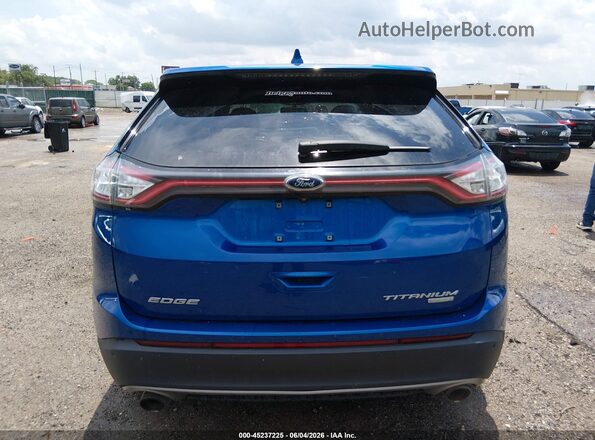 2FMPK3K95JBB07000 2018 FORD EDGE Синий 