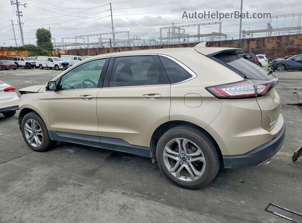 2FMPK3K95JBB79704 2018 FORD EDGE Gold Задня ліва чверть