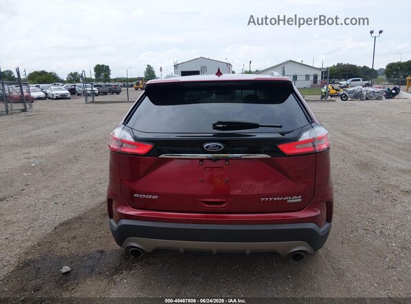 2FMPK3K95KBC32516 2019 FORD EDGE Red 