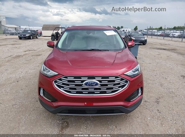 2FMPK3K95KBC32516 2019 FORD EDGE Red Vista del cuadro de instrumentos
