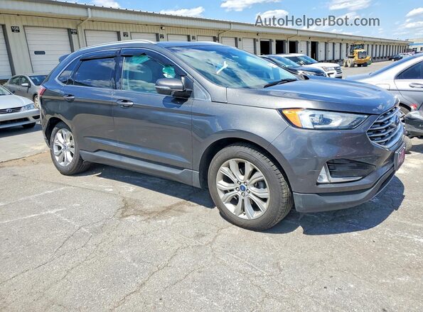 2FMPK3K95KBC49493 2019 FORD EDGE Charcoal Առջևի աջ