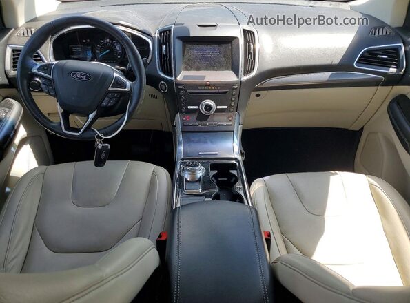 2FMPK3K95KBC49493 2019 FORD EDGE Charcoal Առջևի վահանակի տեսք