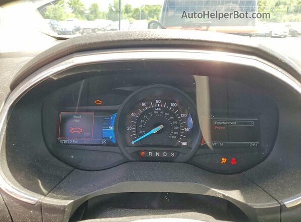 2FMPK3K95KBC49493 2019 FORD EDGE Charcoal Սարքավորումների վահանակի տեսք