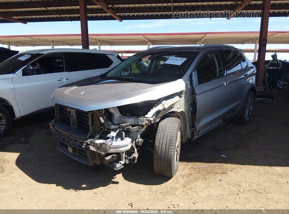 2FMPK3K95LBA43687 2020 FORD EDGE Silver Առջևի ձախ երեք քառորդ տեսարան