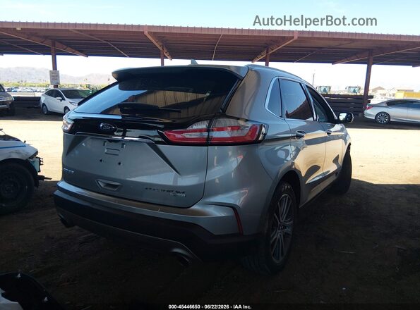 2FMPK3K95LBA43687 2020 FORD EDGE Silver Հետևի աջ