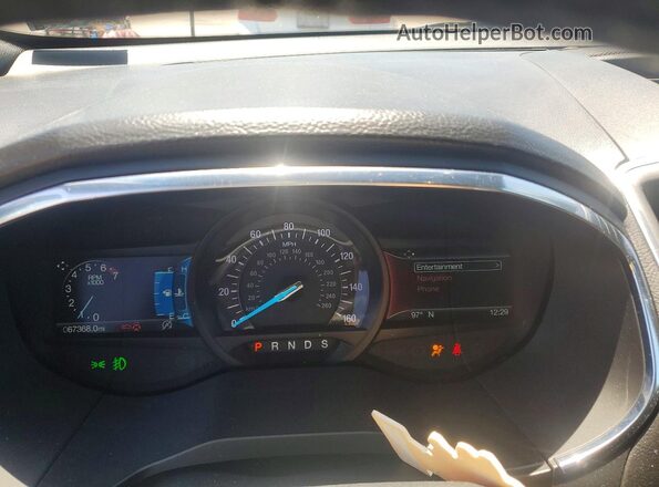 2FMPK3K95LBA59002 2020 FORD EDGE Черный Вид щитка приборов