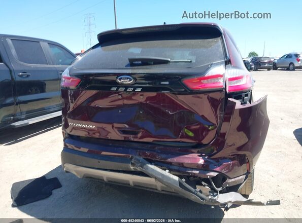 2FMPK3K95MBA39592 2021 FORD EDGE Burgundy 