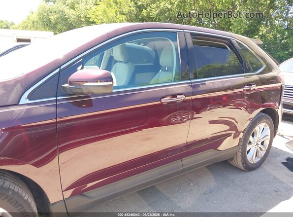 2FMPK3K95MBA39592 2021 FORD EDGE Burgundy 