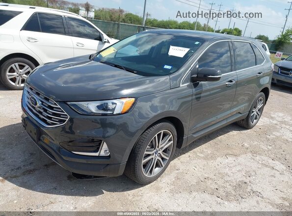 2FMPK3K95MBA47806 2021 FORD EDGE Gray Przód lewy