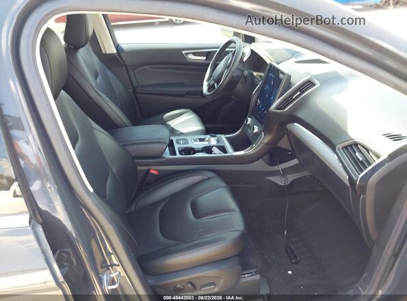 2FMPK3K95MBA47806 2021 FORD EDGE Gray Widok wnętrza z przodu