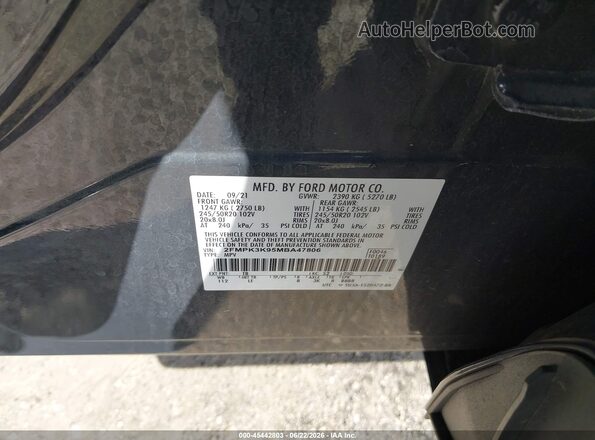 2FMPK3K95MBA47806 2021 FORD EDGE Gray Widok komory silnika