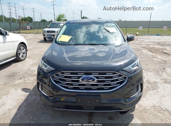 2FMPK3K95MBA47806 2021 FORD EDGE Gray Widok wnętrza z tyłu