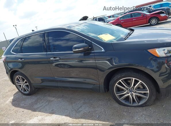 2FMPK3K95MBA47806 2021 FORD EDGE Gray Widok wnętrza 360 stopni