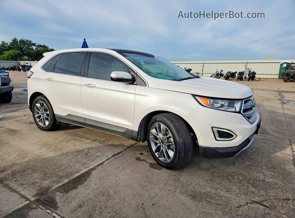 2FMPK3K96GBB51337 2016 FORD EDGE White Front right