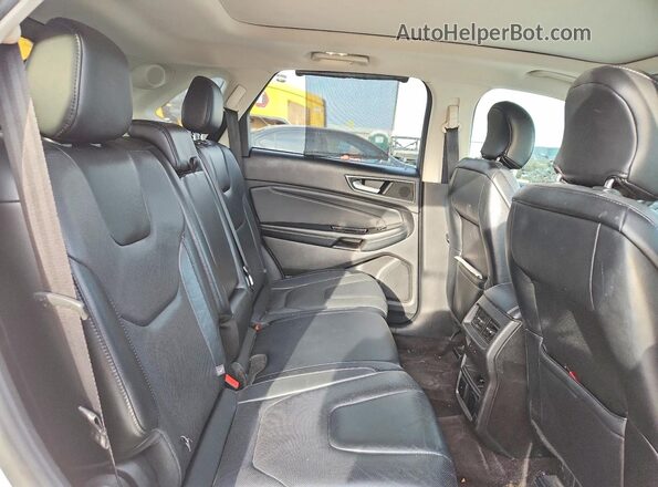 2FMPK3K96GBB51337 2016 FORD EDGE White Rear interior view