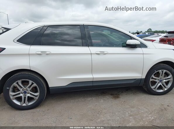 2FMPK3K96HBB19652 2017 FORD EDGE White Vista interior trasera