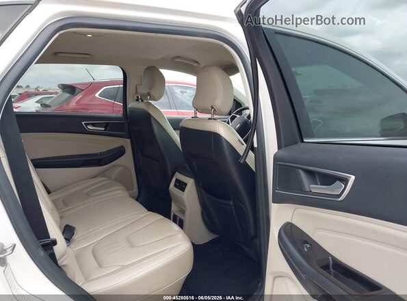 2FMPK3K96HBB19652 2017 FORD EDGE White Vista de la etiqueta del VIN