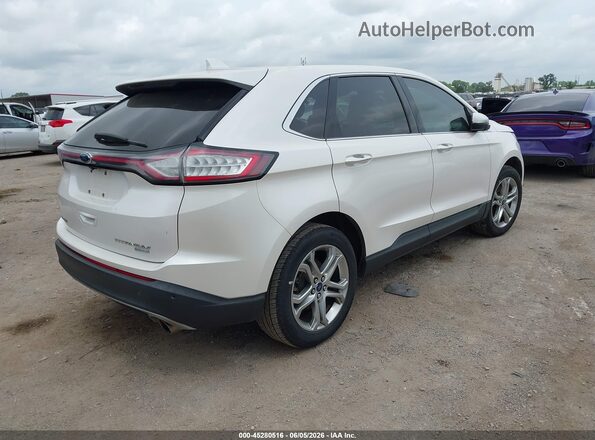 2FMPK3K96HBB19652 2017 FORD EDGE White Trasero derecho