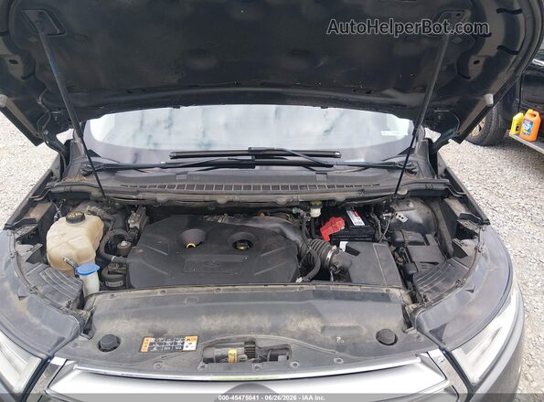 2FMPK3K96HBB19795 2017 FORD EDGE Gray Вид ззаду