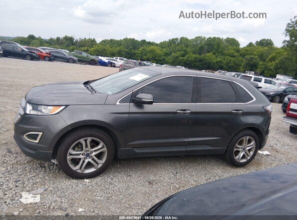 2FMPK3K96HBB19795 2017 FORD EDGE Gray Панорамний вид салону 360°