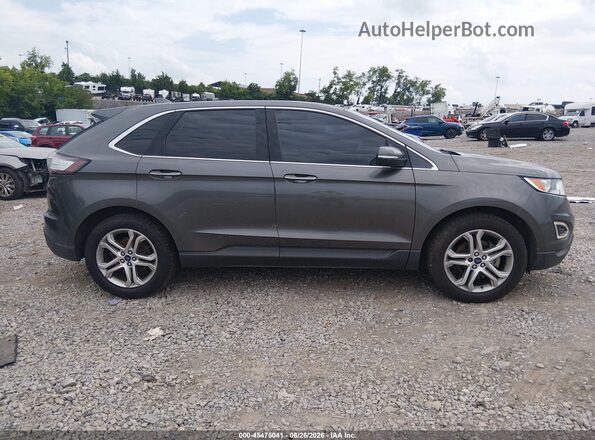 2FMPK3K96HBB19795 2017 FORD EDGE Gray Вид задньої частини салону