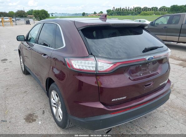 2FMPK3K96JBB36909 2018 FORD EDGE Purple Tył lewy