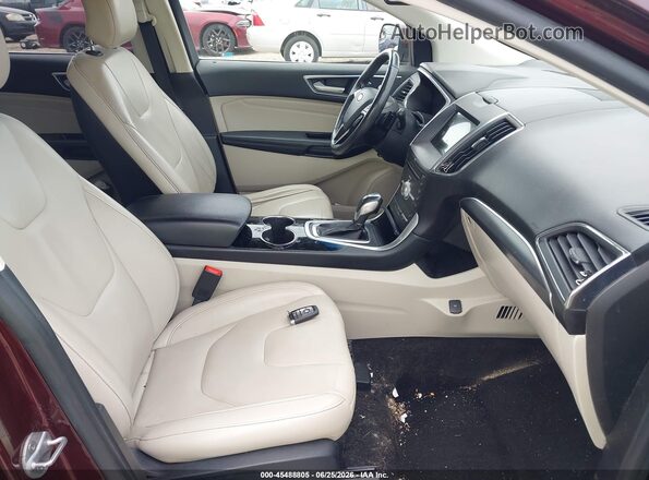 2FMPK3K96JBB36909 2018 FORD EDGE Purple Widok wnętrza z przodu