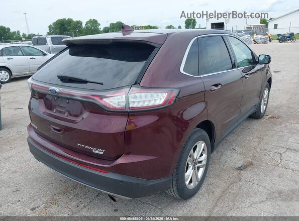 2FMPK3K96JBB36909 2018 FORD EDGE Purple Tył prawy