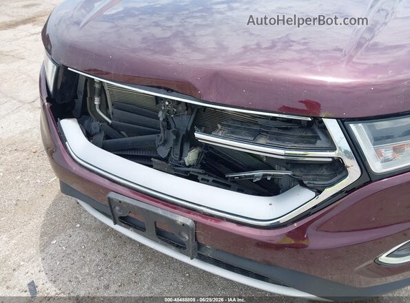 2FMPK3K96JBB36909 2018 FORD EDGE Purple Widok z przodu