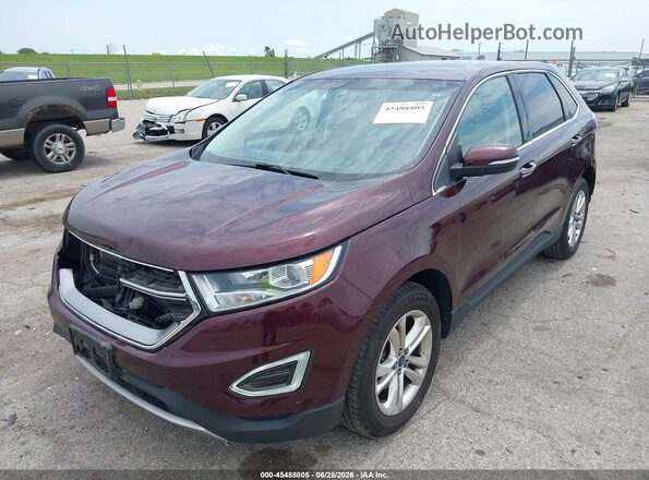 2FMPK3K96JBB36909 2018 FORD EDGE Purple Przód lewy