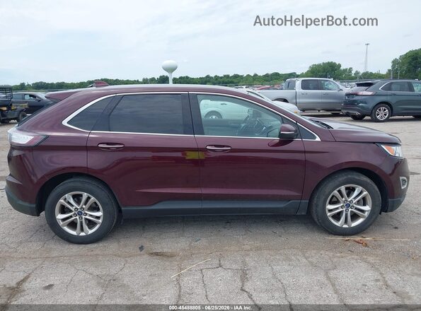 2FMPK3K96JBB36909 2018 FORD EDGE Purple Widok wnętrza z tyłu