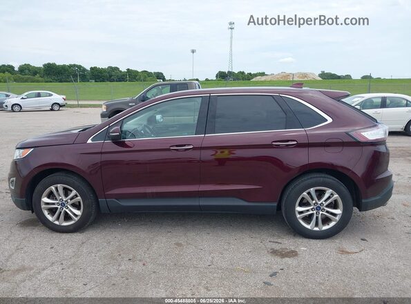 2FMPK3K96JBB36909 2018 FORD EDGE Purple Widok wnętrza 360 stopni