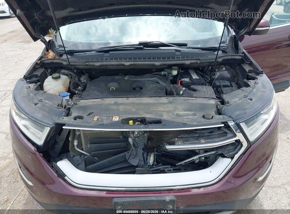 2FMPK3K96JBB36909 2018 FORD EDGE Purple Widok z tyłu
