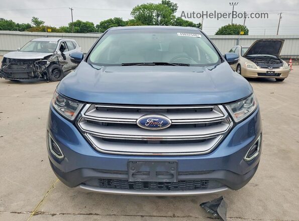 2FMPK3K96JBB74270 2018 FORD EDGE Blue 
