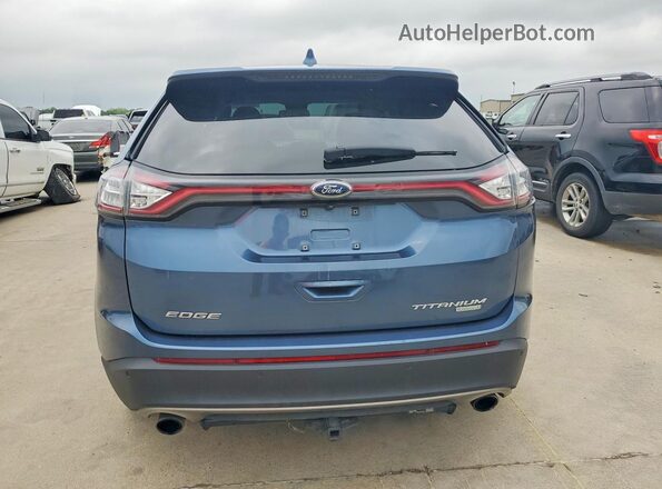 2FMPK3K96JBB74270 2018 FORD EDGE Blue 