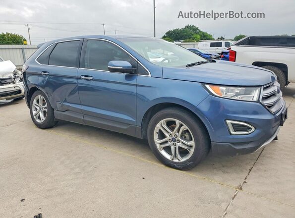 2FMPK3K96JBB74270 2018 FORD EDGE Blue 