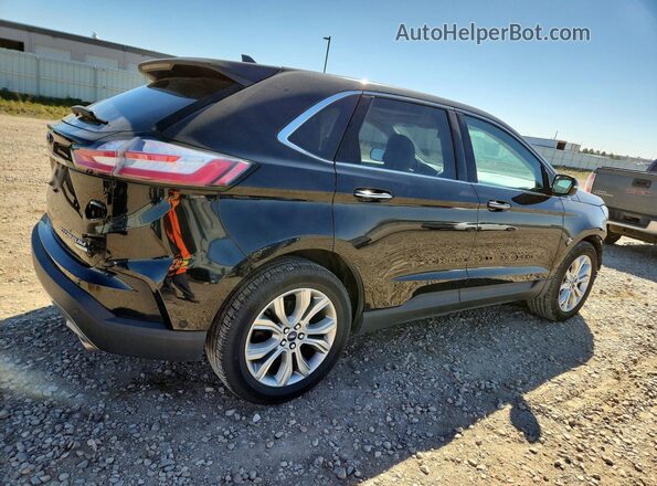 2FMPK3K96KBB89207 2019 FORD EDGE Black Հետևի աջ