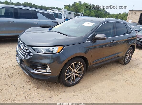 2FMPK3K96LBB31521 2020 FORD EDGE Black Przód lewy