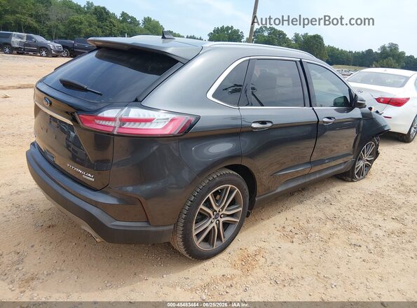 2FMPK3K96LBB31521 2020 FORD EDGE Black Tył prawy