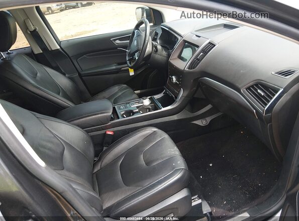 2FMPK3K96LBB31521 2020 FORD EDGE Black Widok wnętrza z przodu