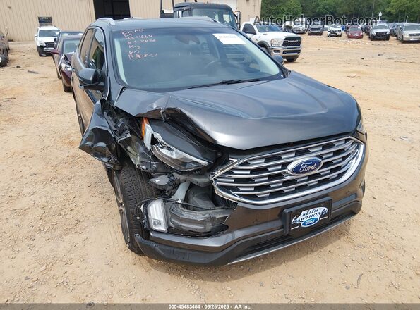 2FMPK3K96LBB31521 2020 FORD EDGE Black Widok z przodu