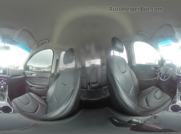 2FMPK3K97GBB72567 2016 FORD EDGE Black სალონის 360-გრადუსიანი ხედი