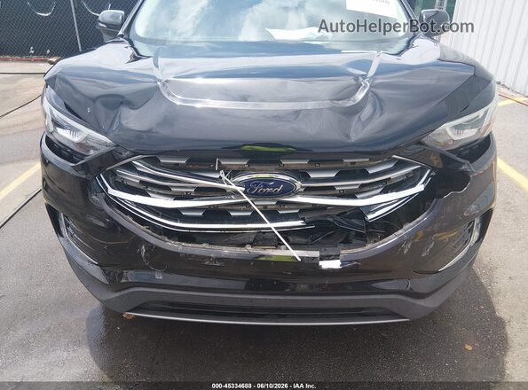 2FMPK3K97KBB54076 2019 FORD EDGE Black Vista frontal