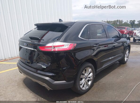 2FMPK3K97KBB54076 2019 FORD EDGE Black Trasero derecho