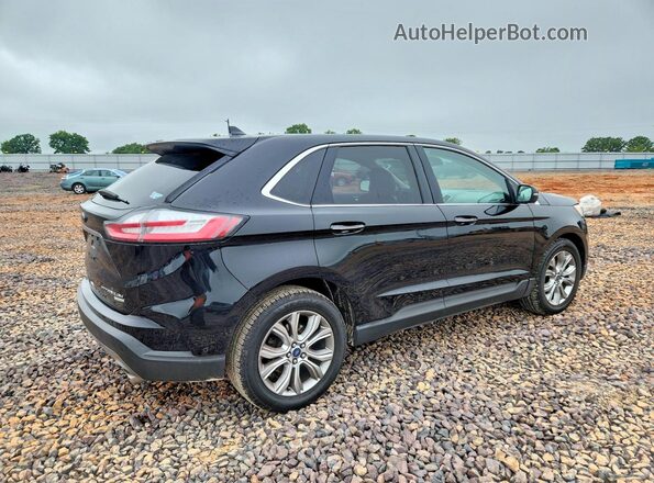 2FMPK3K97KBB54238 2019 FORD EDGE Black Rear right