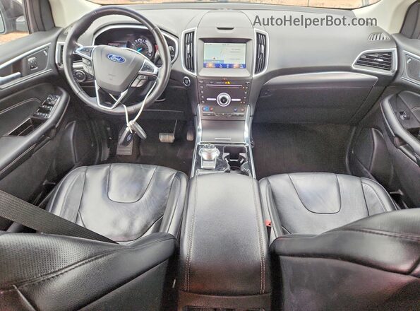 2FMPK3K97KBB54238 2019 FORD EDGE Black Dashboard view