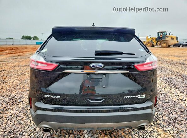 2FMPK3K97KBB54238 2019 FORD EDGE Black Rear view